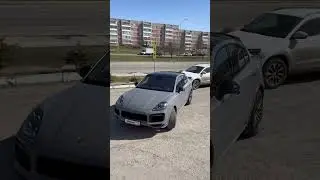 Смена цвета Nardo Gray Porsche Cayenne