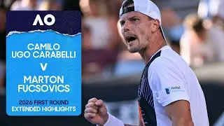 Camilo Ugo Carabelli v Marton Fucsovics Extended Highlights | Australian Open 2026 First Round