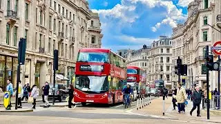 London Bus Ride  | Bus tour, Canary Wharf to Liverpool Street Station, 2020