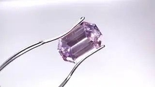3.35 ct. Кунцит октагон. Бразилия + сертификат