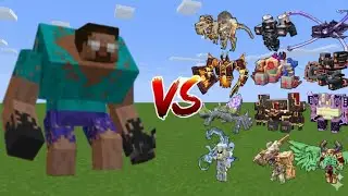 Mutant Herobrine Vs L_ender Cataclysm Minecraft Pe !!