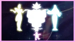FUSION: Steven + Yellow + White + Blue Diamond = Paragon Diamond - Rose Cuarzo