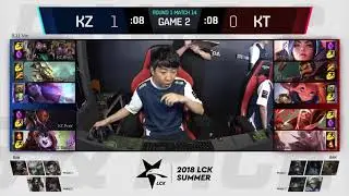 KT vs. KZ - Игра 2 Неделя 2 | LCK Summer 2018 Split
