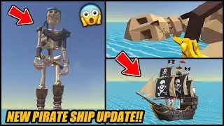 NEW BIG SKELETON ZOMBIE!! NEW PIRATE SHIP UPDATE IN CHICKEN GUN