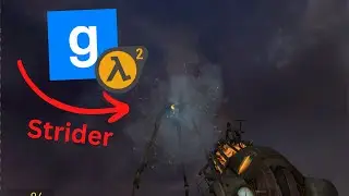 Garry's Mod Realistic Explosion to a Strider (No Mods Required)