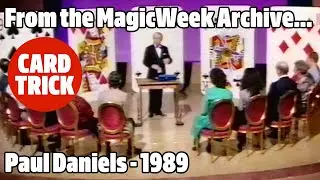 Paul Daniels - Card Trick - 1989