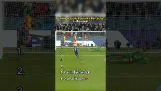 Unforgettable Panenka Penalties In Football