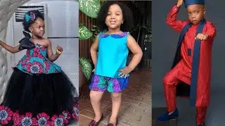 Mode Africaine : chics nouveaux mod&egrave;les de robe en pagne, pour fille, gar&ccedil;on. #model #tendance#wax.