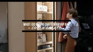 What I do behind @coach craftsmanship bar #coachcreate