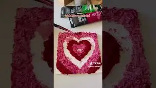 ❤️ Valentijns Texture Art! 🎨✨ | DIY Hartjes Texture Art