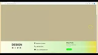 Basic Website Footer Design - Best practices