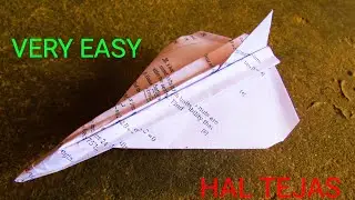 How to make paper HAL TEJAS Aircraft