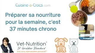 Ration m&eacute;nag&egrave;re 37 minutes chrono, facile pour chiens et chats, recettes PRO du Dr Vet G Blanchard