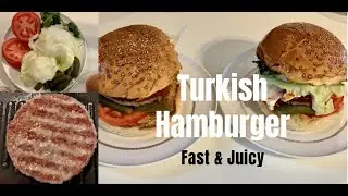 Turkish hamburger | Juicy fast food |  Hamburger kiểu Thổ | Turkish cuisine | Nguyen Turkey #Shorts