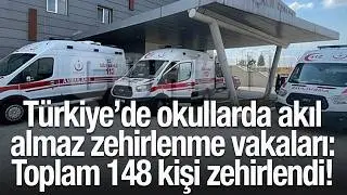 GIDA PANORAMA'DA KONUŞUYORUZ: Okullarda akıl almaz zehirlenme vakaları: Toplam 148 kişi zehirlendi!a