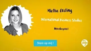 Dit is Mirthe - MBO Uitblinker 2016 Noorderpoort