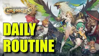 A Day in a Life of a F2P Player - Summoners War Chronicles