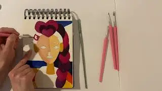 Is it possible to draw ✨Rumi&rsquo;s portrait✨ in Cubism? | Easy Cubism 