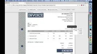 How To Edit Free HTML Invoice Template