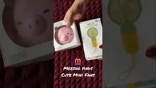 Chargeable Mini Fans🪭  #minifans #meeshoapp #meeshofinds #meesokenayeproduct #cutethings #meeshohaul