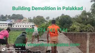 Massive Building Demolition in Palakkad | Vineesh Associates | Controlled Demolition