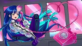 Spine2D animated vtuber illustration