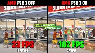 No GPU? No Problem! Supermarket Simulator FSR Mod! (FPS BOOST)