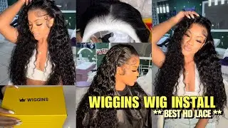 WIGGINS HAIR has the BEST HD LACE | Honest Hair Review | Detailed Loose Deep Wave Wig Install