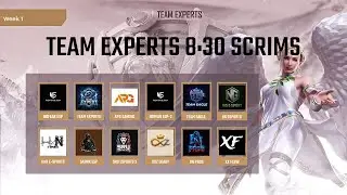 8:30 pm practice scrim|||LIVE|||TEAM EXPERTS