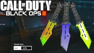 CLEAN COMBAT KNIFE DESIGN ON BLACK OPS 3 - Truth Wolfs