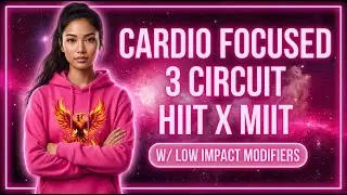 🔥 25 Min Cardio Focused Dynamic HIIT x MIIT! Low Impact Mods Included! 💪