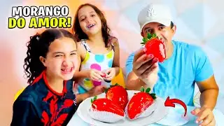 🍓 FiZEMOS MORANGO DO AMOR EM CASA! *ROTiNA DiFERENTE