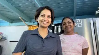 Teaching the Girls to Make Sada Roti | Fried Bora with Chicken #family #food #roti #vlog #fyp