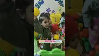 Color identification activity in ball pool | Color recognition  activity #playschoolinnoida