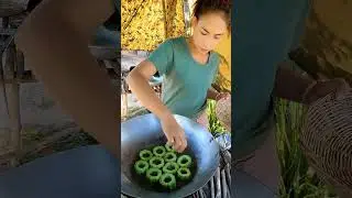 Stir-Fried Bitter Gourd with Duck Eggs #foresttour