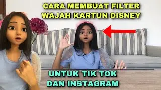 TUTORIAL MEMBUAT VIDEO WAJAH KARTUN DISNEY UNTUK TIK TOK DAN INSTAGRAM REELS