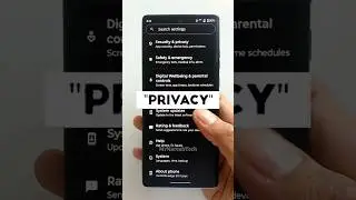 next level Privacy settings in Motorola #shorts