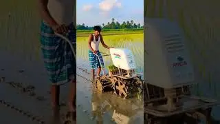 Indian Farmer Using Robot for Rice Planting Revolutionizes Farming