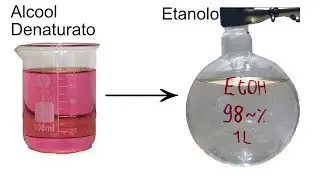 Alcool Etilico dall’alcool rosa (Etanolo Denaturato) #alcool