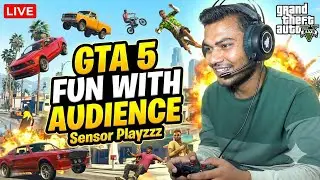 LIVE 🔴 LET'S PLAY GTA 5 😯 FOR FIRST TIME 😍 With Facecam #live #short #shortsfeed #sensorplayzzz