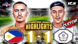 Philippines vs Chinese Taipei Highlights | Men's International Friendly