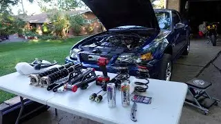 Starting Mustang Suspension Overhaul (Control Arms + Coilovers) | Newedge Up To Speed Ep. 4