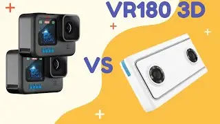 Compare Lenovo Mirage 4K VR180 camera and the dual GoPro system