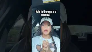 Is wearing a hat in the gym cheugy yall? #gym #gymlife #girlies #gymoutfits