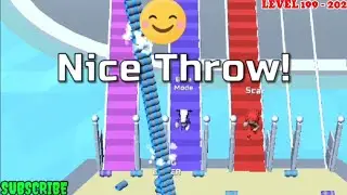 Bridge Race : OMG, All New Blocks Skins Unlocked |  All Levels Walkthrough | Level 199 - 202.🔥💥👌👈👆💯😱