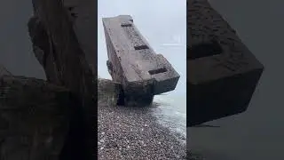 THE FALLEN GIANT - WW2 GERMAN BUNKER STANDING ON FRENCH BEACH