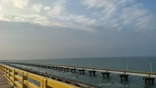 The world's most dangerous train journey। New pamban bridge 🌉🌉