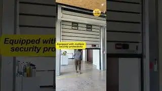 Aluminum alloy fast rolling shutter spiral door.#aluminium #doors  #door #slidingdoor