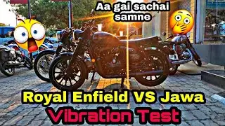 Royal Enfield VS Jawa 42 2.1 | VIBRATION TEST | Bohot vibration hai isme 😭😭 @RoyalDanVlogs