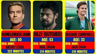 The Boys Cast Real Age & Screen Time | Actors Real Name Explained